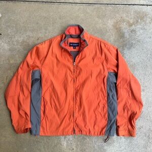 Port Authority Orange & Grey Lined Jacket Sz Large